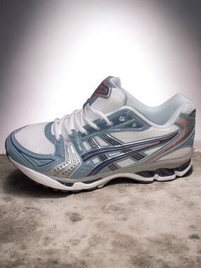 Asics White and Silver Performance Trainer